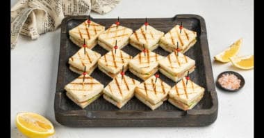 Мини-сендвич курица - Фуршетное меню для детского праздника с доставкой в Находке