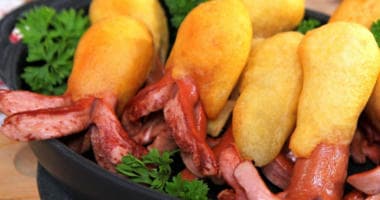 Сосиски Осьминожки - Блюда фритюра для детского праздника с доставкой в Находке