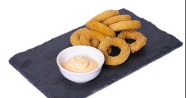 Луковые кольца в панировке - Блюда фритюра для детского праздника с доставкой в Находке