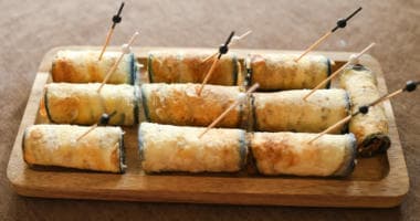 Рулетики из баклажан - Фуршетное меню для детского праздника с доставкой в Находке