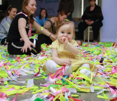 Неоновое ленточное шоу - фото услуги для детского праздника в Находке - фото 4