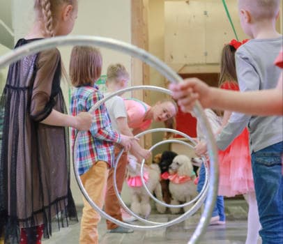 Шоу дрессированных пуделей и голубей - фото услуги для детского праздника в Находке - фото 6