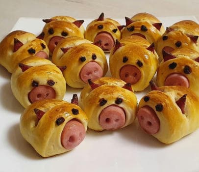 Сосиски в тесте - фото услуги для детского праздника в Находке - фото 1