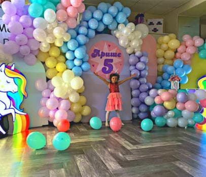 Воздушные шары и декор стоимость всегда индивидуальна - фото услуги для детского праздника в Находке - фото 2