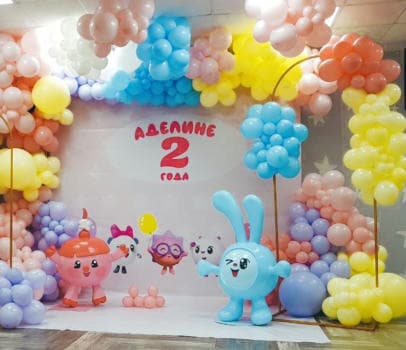 Воздушные шары и декор стоимость всегда индивидуальна - фото услуги для детского праздника в Находке - фото 10