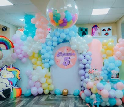 Воздушные шары и декор стоимость всегда индивидуальна - фото услуги для детского праздника в Находке - фото 24