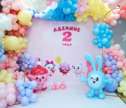 Воздушные шары и декор стоимость всегда индивидуальна - фото услуги для детского праздника в Находке - фото 32