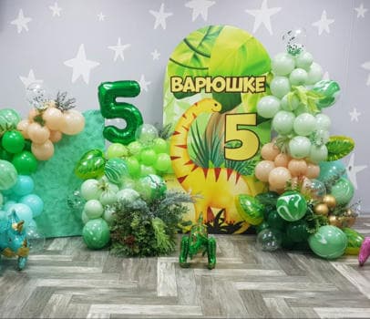 Воздушные шары и декор стоимость всегда индивидуальна - фото услуги для детского праздника в Находке - фото 43