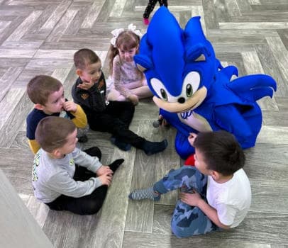 Супер Соник - фото услуги для детского праздника в Находке - фото 3