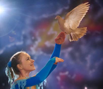 Шоу дрессированных пуделей и голубей - фото услуги для детского праздника в Находке - фото 17