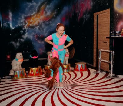 Шоу дрессированных пуделей и голубей - фото услуги для детского праздника в Находке - фото 28