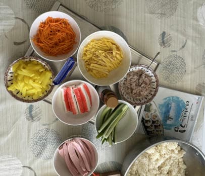 Корейский кимпаб - фото услуги для детского праздника в Находке - фото 2