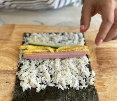 Корейский кимпаб - фото услуги для детского праздника в Находке - фото 6