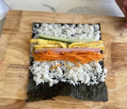 Корейский кимпаб - фото услуги для детского праздника в Находке - фото 7