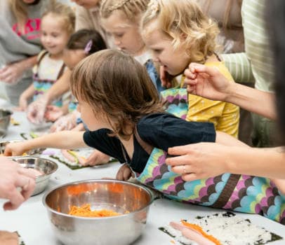 Корейский кимпаб - фото услуги для детского праздника в Находке - фото 10