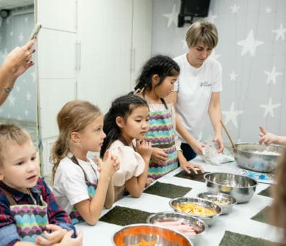 Корейский кимпаб - фото услуги для детского праздника в Находке - фото 15