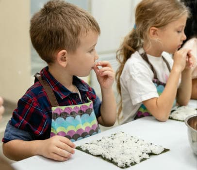 Корейский кимпаб - фото услуги для детского праздника в Находке - фото 17