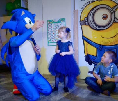 Супер Соник - фото услуги для детского праздника в Находке - фото 4