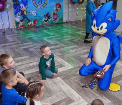 Супер Соник - фото услуги для детского праздника в Находке - фото 5