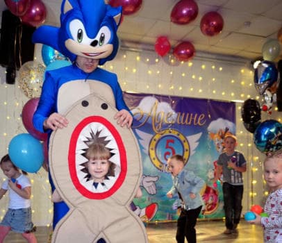 Супер Соник - фото услуги для детского праздника в Находке - фото 6