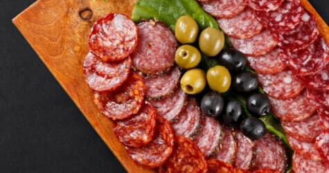 Колбасная тарелка - Банкетные блюда для детского праздника с доставкой в Находке